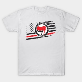 Vintage Antifaschistische Aktion Flag Gift T-Shirt